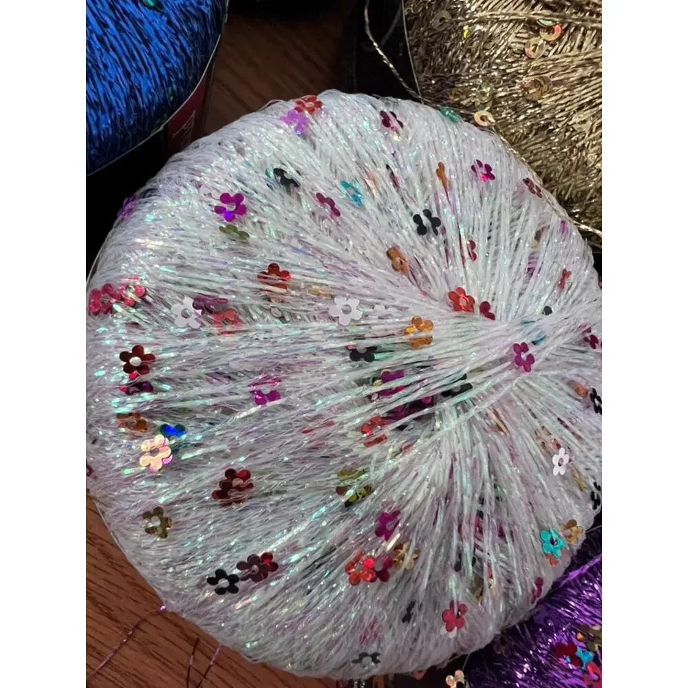 Discontinued Premier Enchant Eyelash Yarn Lot | Sparkle Sequin Crochet Supplies
